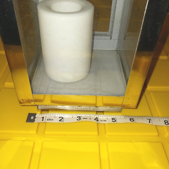 Lantern Boxes Decor Metal and Glass with Candles - Picture 11 of 11